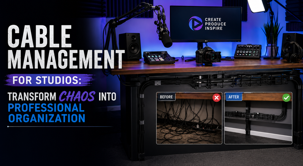 Cable Management for Studios: Transform Chaos into Professional Organization