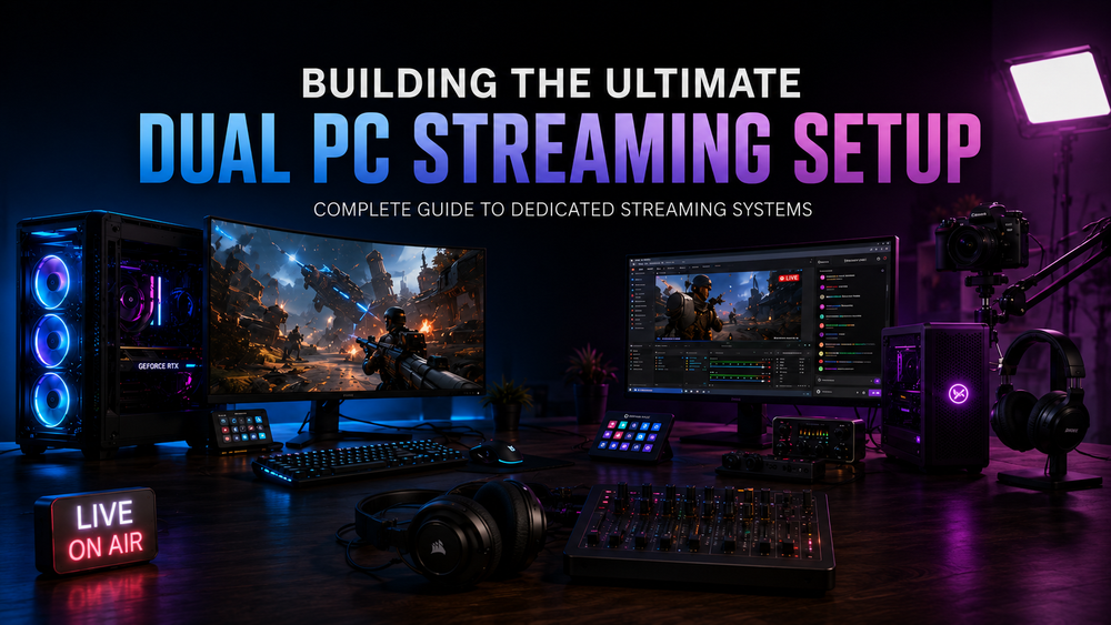 Building the Ultimate Dual PC Streaming Setup: Complete Guide to Dedicated Streaming Systems