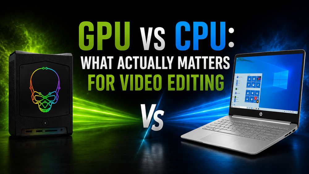 GPU vs CPU: What Actually Matters for Video Editing