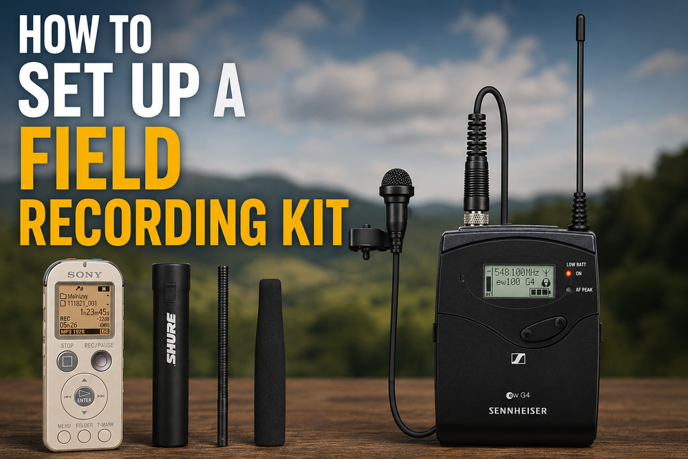 How to Set Up a Field Recording Kit