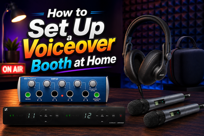 How to Set Up a Voiceover Booth at Home