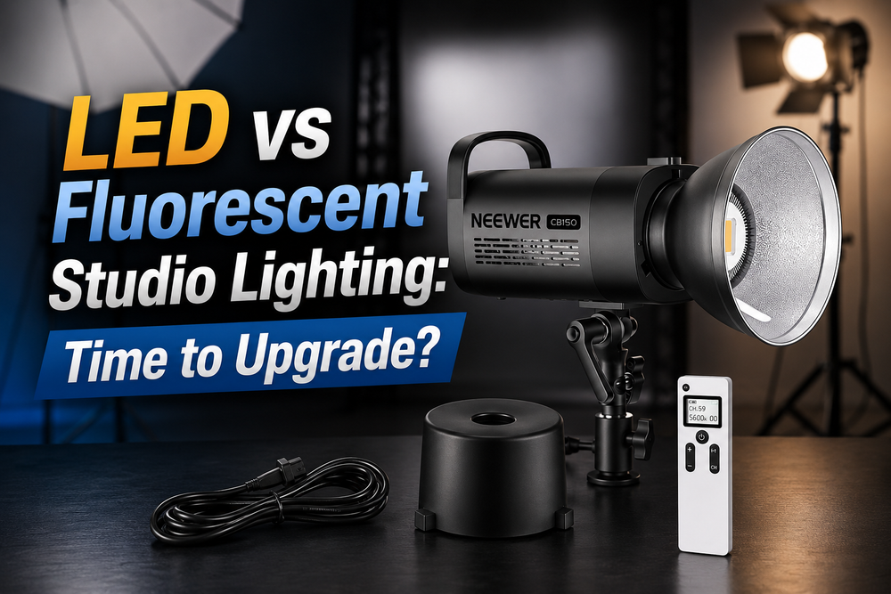 LED vs Fluorescent Studio Lighting: Time to Upgrade?