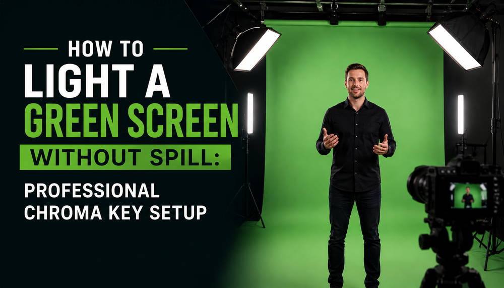 How to Light a Green Screen Without Spill: Professional Chroma Key Setup