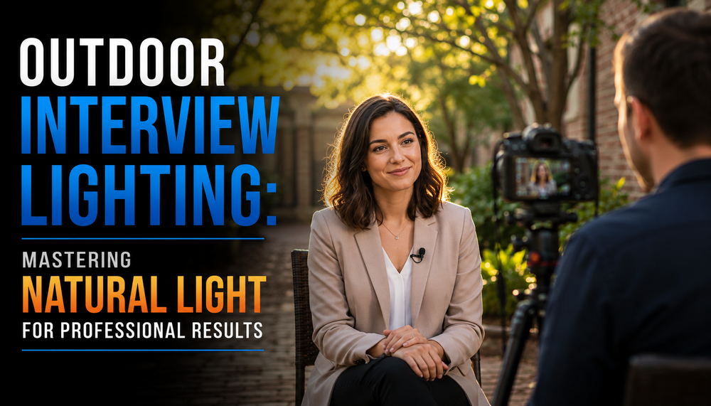 Outdoor Interview Lighting: Mastering Natural Light for Professional Results