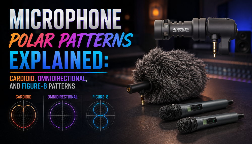 Microphone Polar Patterns Explained: Cardioid, Omnidirectional, and Figure-8 Patterns