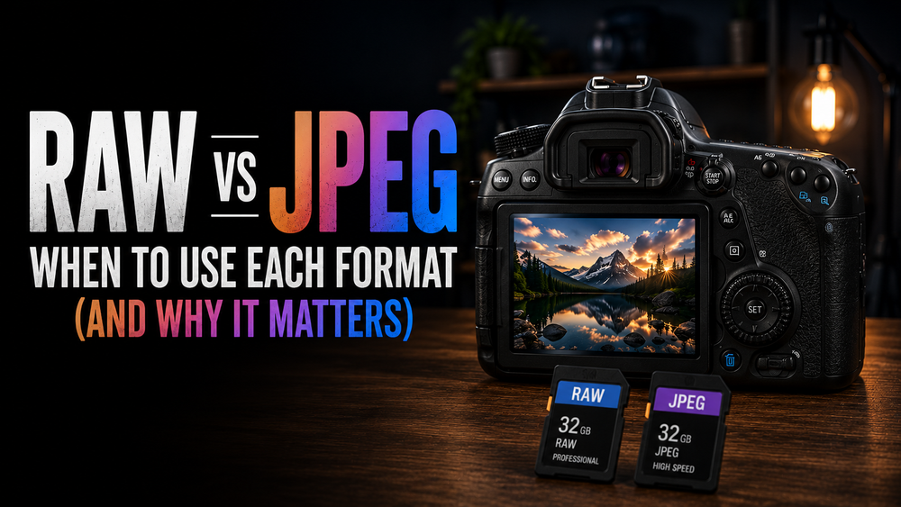 RAW vs JPEG: When to Use Each Format (And Why It Matters)