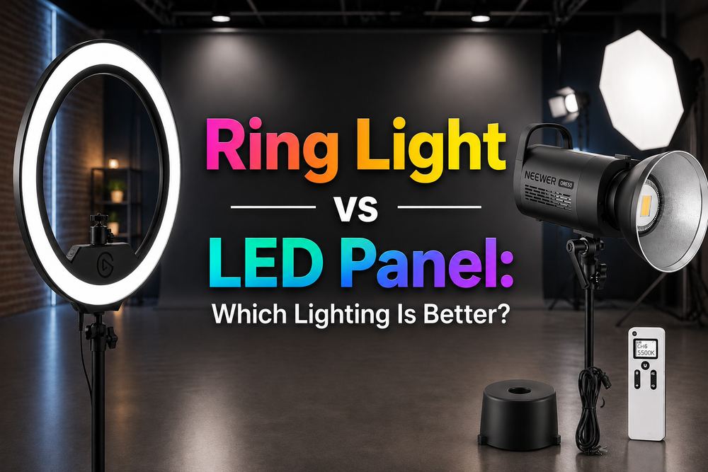 Ring Light vs LED Panel: Which Lighting Is Better?