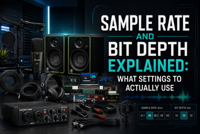 Sample Rate and Bit Depth Explained: What Settings to Actually Use
