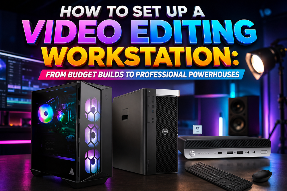 How to Set Up a Video Editing Workstation: From Budget Builds to Professional Powerhouses