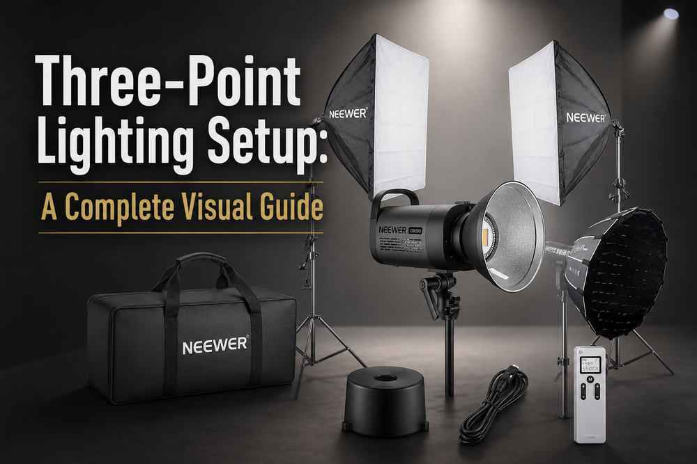 Three-Point Lighting Setup: A Complete Visual Guide