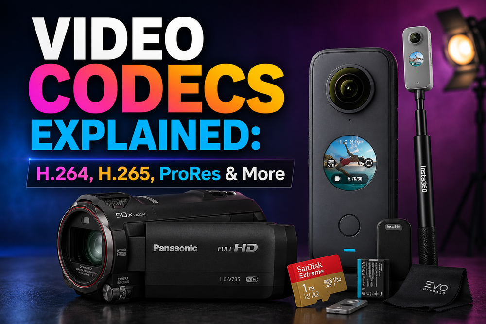 Video Codecs Explained: H.264, H.265, ProRes & More