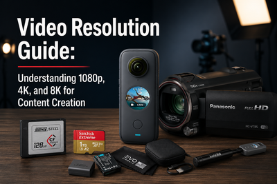 Video Resolution Guide: Understanding 1080p, 4K, and 8K for Content Creation
