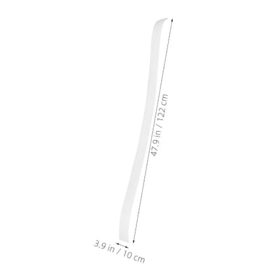 CATIEBYE Flexible Bendable LED Strip Diffuser in Milky White Acrylic
