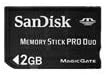 SanDisk SDMSPD-002G-B35 2GB Memory Stick PRO Duo — main product image