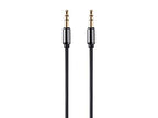 Monoprice 124436 3.5mm TRS Audio Cable - 1ft Black Onyx