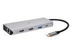 Monoprice 13-in-1 Triple Monitor Docking Station 4K 100W PD