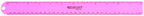 Westcott 14174 Anodized Aluminum Ruler 12