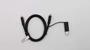 Lenovo FRU03X7470 USB-C Cable with Dongle — main product image