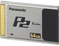 Panasonic AJ-P2E064XG 64GB E-Series P2 Flash Memory Card