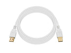 Monoprice 108612 10ft USB 2.0 A Male to A Male Cable White