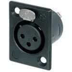 Neutrik NC3FP-B-1 XLR Connector Audio & Video