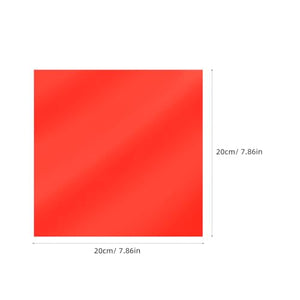 Toddmomy Red Color-Changing Light Filter Sheets for LED Lamps
