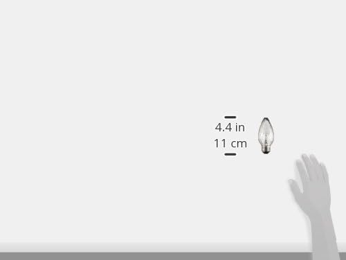 GE 75340 Incandescent Deco/Candle Clear Bulbs 2-Pack
