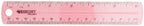 Westcott 6-Inch Plastic Ruler - Assorted Colors, 2-Pack