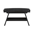 Lexicon Hillshaw Brown Upholstered Pub Height Bench