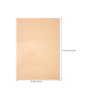 Hemobllo Orange PVC Light Diffuser Gel Filter Sheets