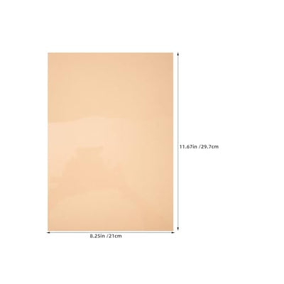Hemobllo Orange PVC Light Diffuser Gel Filter Sheets
