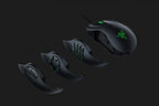 Razer RZ01-02410100-R3M1 Naga Trinity Gaming Mouse - 16000 DPI, Chroma RGB, Modular Plates
