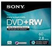 Sony DPW60D DVD+RW Double Sided Media 2.8GB