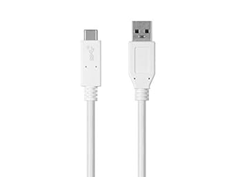 Monoprice 127934 USB-C to USB-A 3.1 Cable 1M White — main product image
