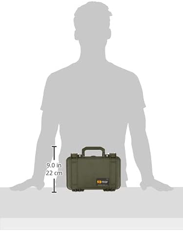 Pelican 1170 Case With Foam OD Green