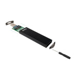 TOOQ TQE-2240B Aluminum M.2 NVMe/SATA SSD Enclosure