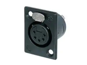 Neutrik NC5FP-B-1 XLR 5POS Connector