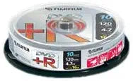 Fujifilm 47592 DVD+R 4.7GB 16x Blank Discs Spindle