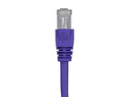 Monoprice 124359 Cat6A Ethernet Cable 7ft Purple STP
