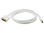 Monoprice 106014 3ft DisplayPort to DVI Cable White