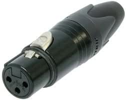 Neutrik NC3FXX-BAG XLR Female Connector 3-Pin (Pack of 10)