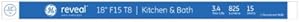 GE 79043 Reveal T8 Kitchen & Bath Light Bulbs — main product image
