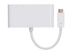 Monoprice 115759 USB-C to VGA Multiport Adapter - White