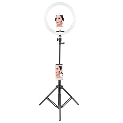 BSTiltion 12-Inch Dimmable LED Ring Light with Tripod Stand