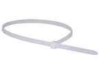 Monoprice 105774 14-Inch White 50LBS Cable Zip Ties 100-Pack