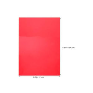 GALPADA Red Photography Gel Light Filter Sheets, 20-Pack
