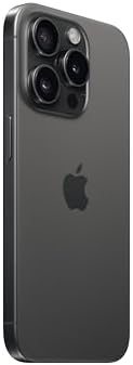 Apple iPhone 15 Pro 256GB Black Titanium AT&T (Renewed)