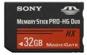 Sony MSMT32GN-PSP 32GB Memory Stick PRO-HG Duo — main product image