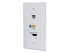 Monoprice 112097 Recessed HDMI Wall Plate Kit