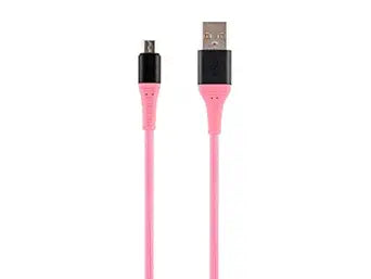 Monoprice 138330 AtlasFlex USB 2.0 Micro-B Cable 1.5ft Pink — main product image